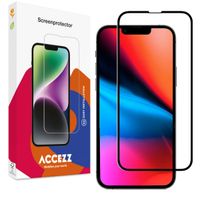 Accezz Full Cover Screen Protector aus gehärtetem Glas Apple iPhone 13 Pro Max / 14 Plus