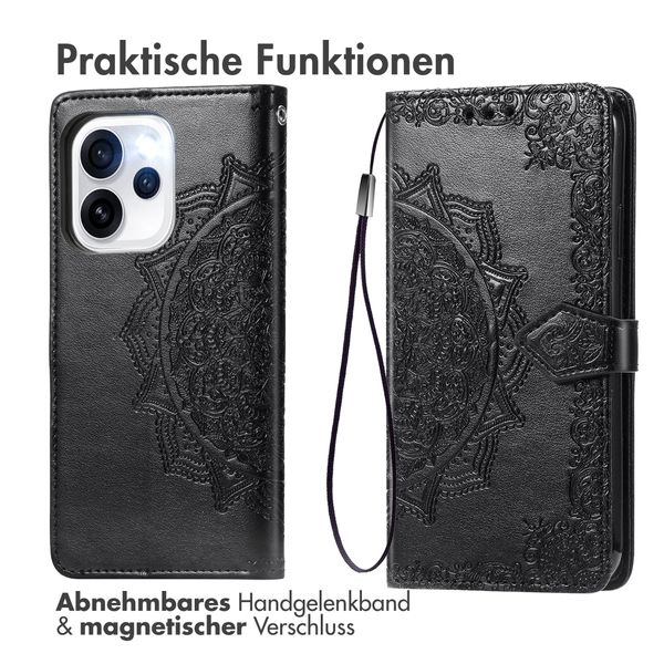 imoshion Mandala Klapphülle Oppo Reno15 F (5G) - Schwarz