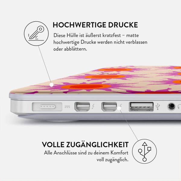 Burga Hardshell Hülle Apple MacBook Air 13 Zoll (2022 / 2024 M3 chip / 2025 M4 chip) - Sunset Glow