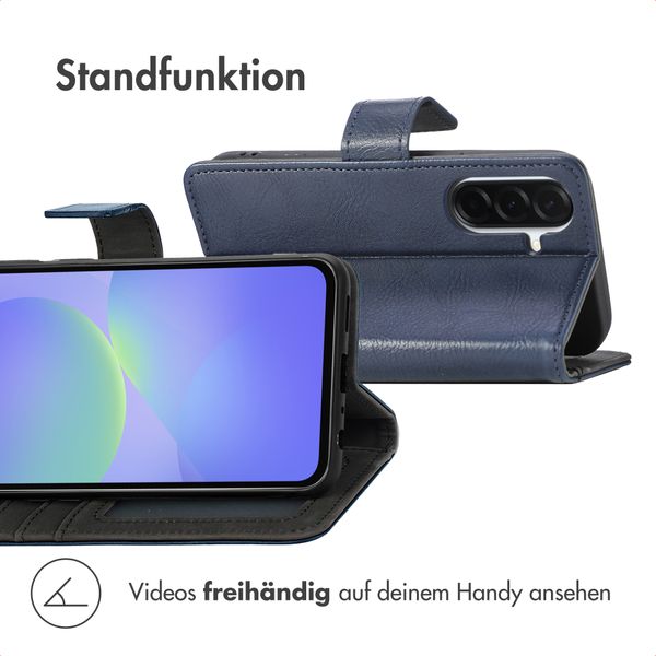 imoshion Luxuriöse Klapphülle Samsung Galaxy A57 (5G) - Dunkelblau