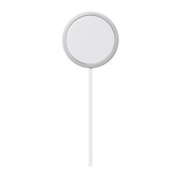 Apple MagSafe Ladegerät - Kabelloses Ladegerät 25W - 2 Meter - 2024 - Weiß