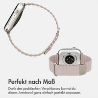 imoshion Magnetisches Kunstlederarmband für Apple Watch | 44/45/46/49 mm - Beige