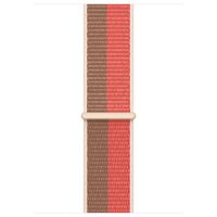 Apple Sport Loop Armband für das  Apple Watch Series 1 t/m 11 / SE / Ultra (44/45/46/49 mm) - Pink Pomelo/Tan