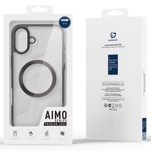 Dux Ducis Aimo Back Cover mit MagSafe Apple iPhone 16 - Transparent