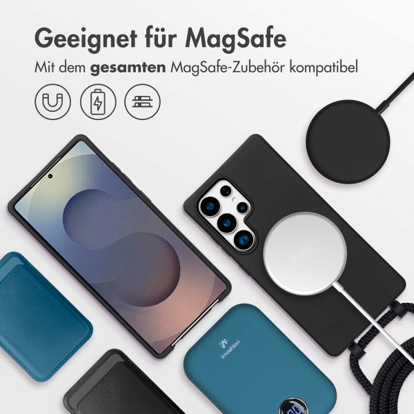 imoshion Color Backcover mit abnehmbarem Handykette und MagSafe Samsung Galaxy S25 Ultra - Schwarz
