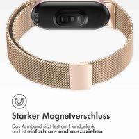 imoshion Magnetisches Milanaise Armband für Xiaomi Smart Band 8 / 9 - Rosé gold