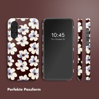 Selencia Vivid Back Cover Samsung Galaxy A36 / A56 - Choco Flower Pop