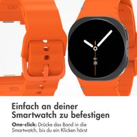 imoshion Wave Silikonarmband für das  Samsung Galaxy Watch 8 (40/44mm) / Classic (46mm) - Orange