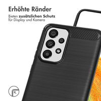 imoshion Brushed Back Cover für das Samsung Galaxy A33 - Schwarz