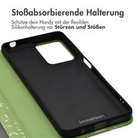 imoshion Design Klapphülle Motorola Moto G24 Power - Green Flowers