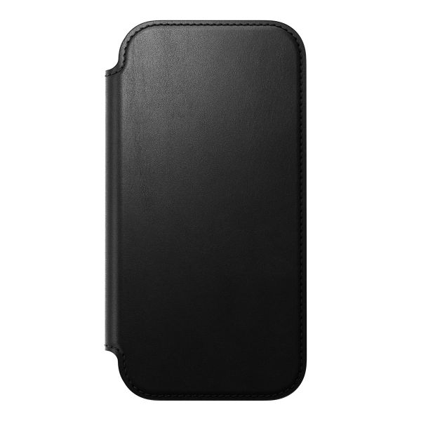Nomad Modern Leather Folio Klapphülle Apple iPhone 17 - Schwarz