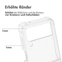 Accezz TPU Clear Cover für das Samsung Galaxy Z Flip 4 - Transparent