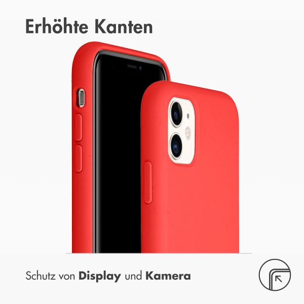 Accezz Liquid Silikoncase Rot für das iPhone 11