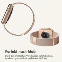 imoshion Mailändische Magnetarmband für Apple Watch | 44/45/46/49 mm - Rose Gold