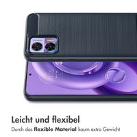 imoshion Brushed Back Cover Motorola Edge 30 Neo - Dunkelblau