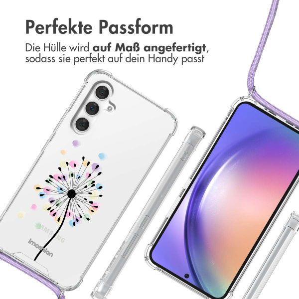 imoshion Design Hülle mit Band für das Samsung Galaxy A54 (5G) - Sandstone Dandelion