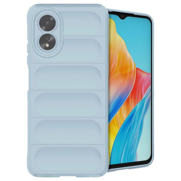 imoshion EasyGrip Back Cover für das Oppo A18 / Oppo A38 - Hellblau