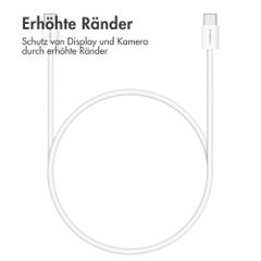 imoshion USB-C-zu-USB-C-Kabel – Geflochten – 0,5 Meter – Weiß