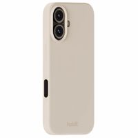 Holdit Silicone Case für das iPhone 16 - Light Beige