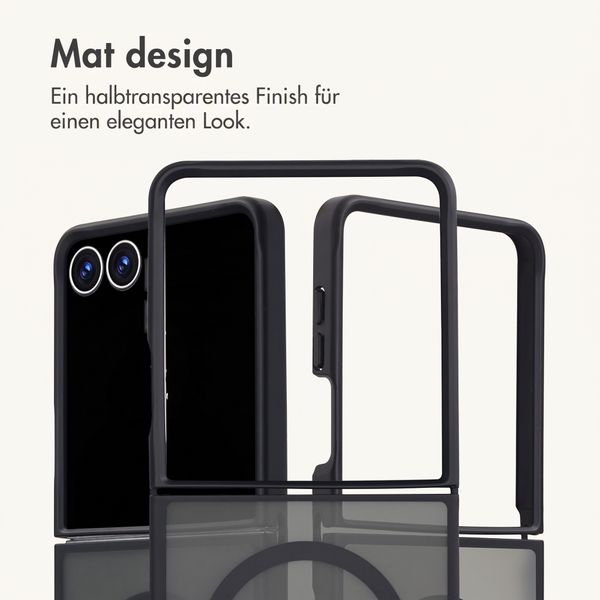 imoshion Color Guard Back Cover mit MagSafe Samsung Galaxy Z Flip 8 - Schwarz
