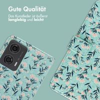 imoshion Design Klapphülle Motorola Moto G24 Power - Blue Flowers