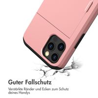 imoshion Backcover mit Kartenfach für das iPhone 15 - Rose Gold