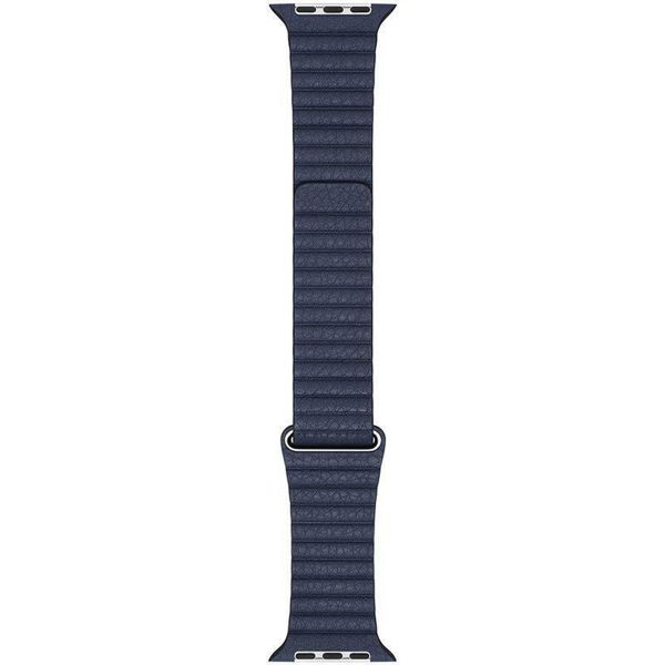 Apple Lederarmband für das  Apple Watch Series 1 t/m 11 / SE / Ultra (44/45/46/49 mm) - Größe M - Diver Blue