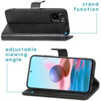 imoshion Luxuriöse Klapphülle Xiaomi Redmi Note 10 (4G) / Note 10S - Schwarz