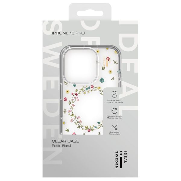 iDeal of Sweden Clear Case für das iPhone 16 Pro - Petite Floral