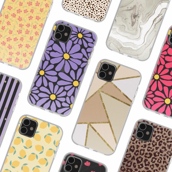 imoshion  Design Hülle für das iPhone 11 - Tropical Violet Flowers Connect