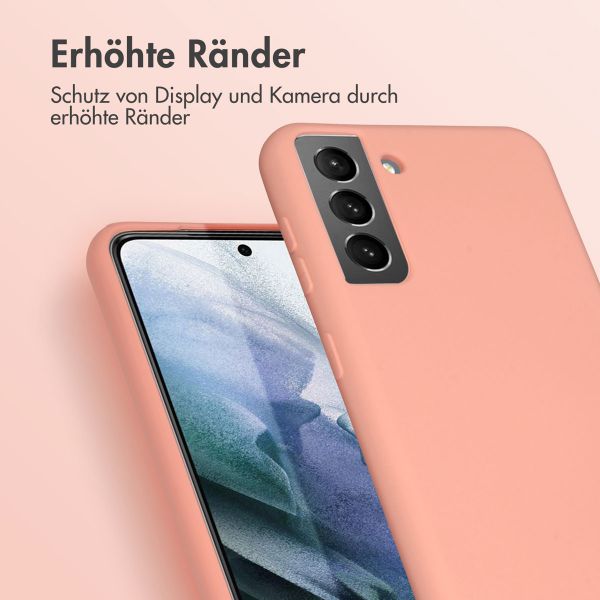 imoshion Color Backcover mit abtrennbarem Band Samsung Galaxy S21 - Peach
