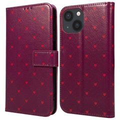 imoshion Design Klapphülle Apple iPhone 13 - Crush Check Coral Dust