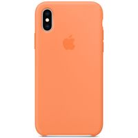 Apple Silikon-Case Papaya für das Apple iPhone Xs / X