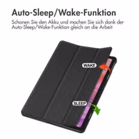 imoshion Trifold Klapphülle Lenovo Tab (2025) - Schwarz