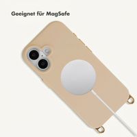 Selencia Rivièra Backcover mit MagSafe mit abnehmbaren Haken Apple iPhone 17 - Milky Latte