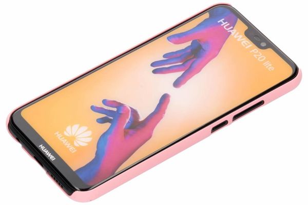 Rosa Unifarbene Hardcase-Hülle für Huawei P20 Lite