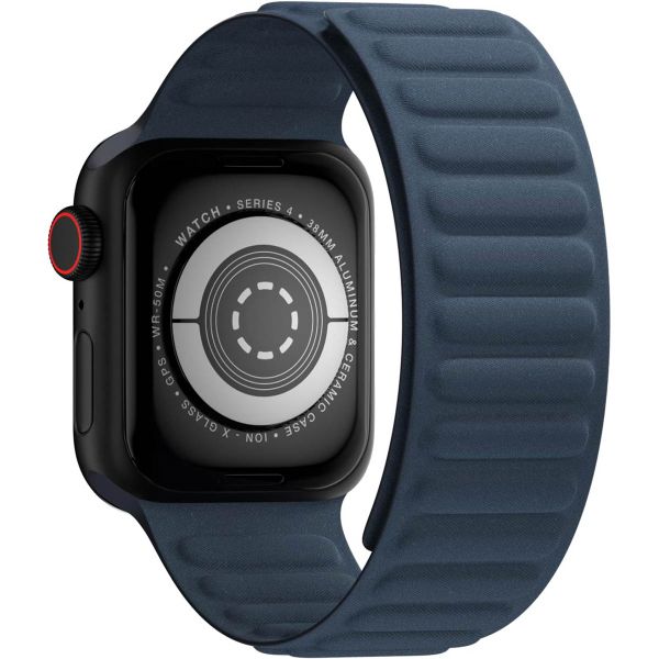 WiWu Magnetisches gewebtes Gliederarmband für die Apple Watch Series 1 bis 10 / SE / Ultra (2) (44/45/46/49 mm) - Ozeanblau