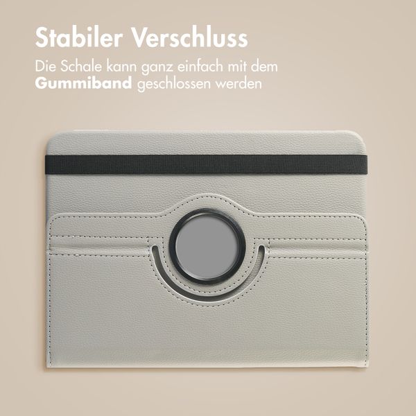 imoshion 360° drehbare Klapphülle Samsung Galaxy Tab A11 Plus - Grau