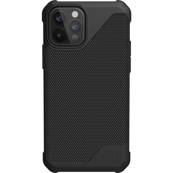 UAG Back Cover Metropolis LT iPhone 12 (Pro) - Kevlar Black