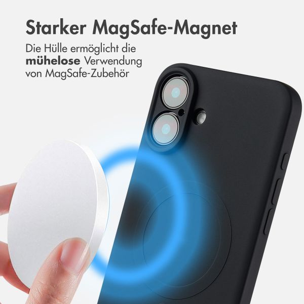 imoshion Color Back Cover mit MagSafe iPhone 16 Plus - Schwarz