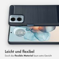 imoshion Brushed Back Cover Motorola Moto G04 / G24 - Dunkelblau
