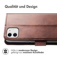 imoshion Luxuriöse Klapphülle Apple iPhone 11 - Dunkelbraun