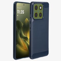 imoshion Brushed Back Cover Motorola Edge 70 - Dunkelblau