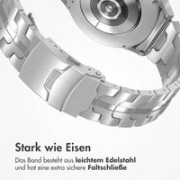 Accezz Steel Band für die Samsung Galaxy Watch 4 / 5 / 6 / 7 (20 mm) - Silber