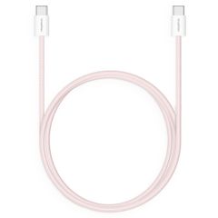 imoshion USB-C-zu-USB-C-Kabel – Geflochten – 2 Meter – Rosa