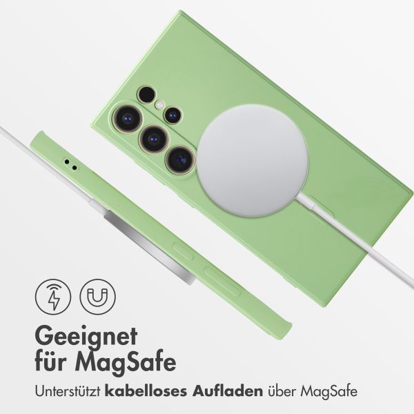 imoshion Color Back Cover mit MagSafe für das Samsung Galaxy S24 Ultra - Grün