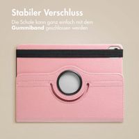imoshion 360° drehbare Klapphülle Apple iPad Air 13 Zoll (2026) M4 / (2025) M3 / (2024) M2 - Rosa