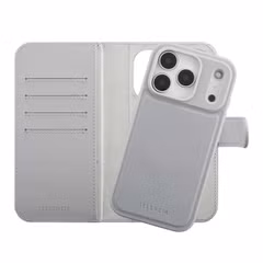 Accezz Edge abnehmbare Bookcase mit MagSafe Apple iPhone 18 Pro / 17 Pro - Grau