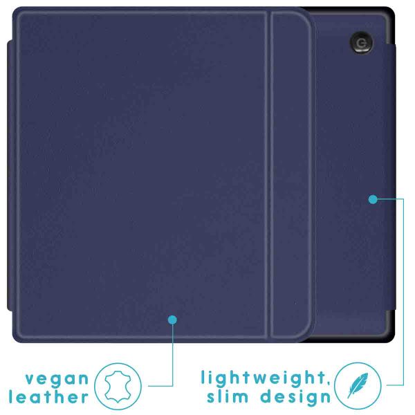 imoshion Slim Hard Case Klapphülle Kobo Sage / Tolino Epos 3 - Dunkelblau