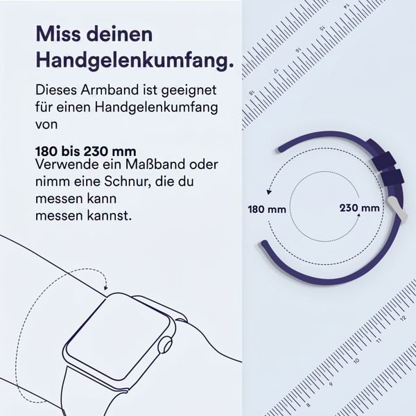 imoshion Silikonband für  Fitbit Versa / Versa 2 / Versa Lite - Größe L - Altrosa